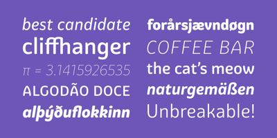 Font visual image of Graviola Soft