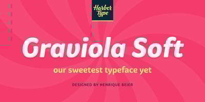 Font visual image of Graviola Soft