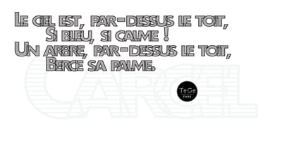 Font visual image of Carcel&trade;
