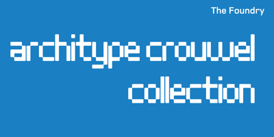 Font visual image of Architype Stedelijk&trade;