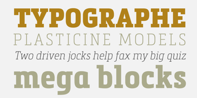 Font visual image of Metronic Slab Narrow