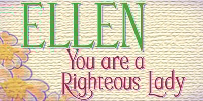 Font visual image of Ellen&trade;