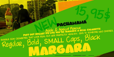 Font visual image of Margara&trade;