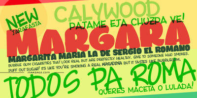 Font visual image of Margara&trade;