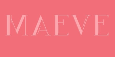 Font visual image of Maeve