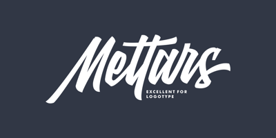 Font visual image of Mettars