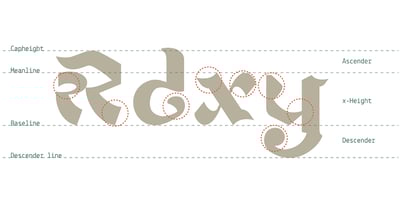 Font visual image of Oun