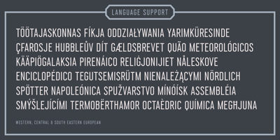 Font visual image of Bessemer