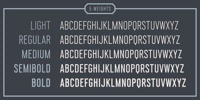 Font visual image of Bessemer