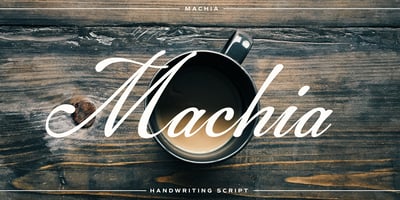 Font visual image of Machia&trade;