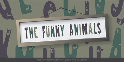 Font visual image of GS Slim One Bestiary