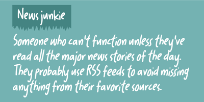 Font visual image of News Junkie
