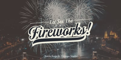 Font visual image of Noelia Script Pro