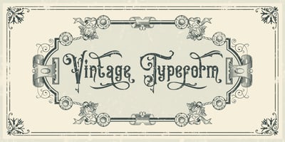 Font visual image of Victorian Fonts Collection