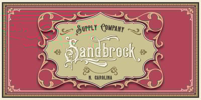 Font visual image of Victorian Fonts Collection