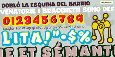 Font visual image of Lita&trade;