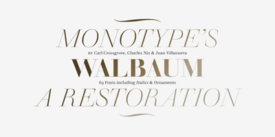Font visual image of Walbaum