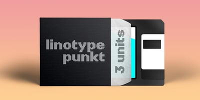 Font visual image of Linotype Punkt&trade;