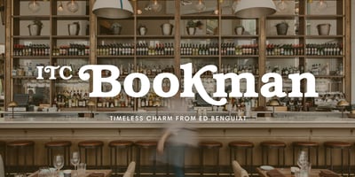 Font visual image of ITC Bookman&reg