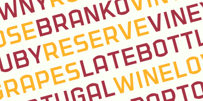 Font visual image of Ancora