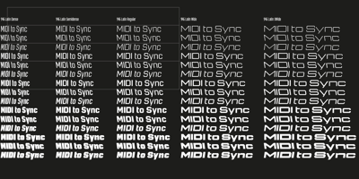 Font visual image of 946 Latin