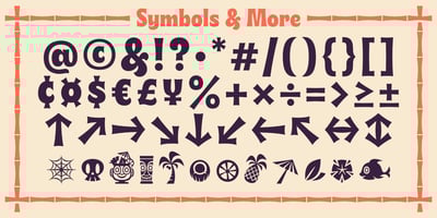 Font visual image of Musubi
