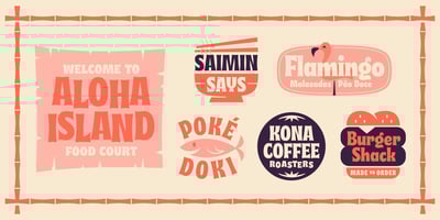 Font visual image of Musubi