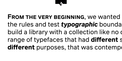 Font visual image of FF Infra&trade;