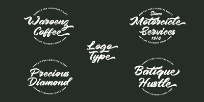 Font visual image of Pintenium Script