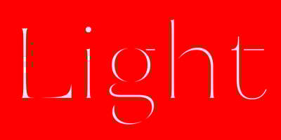 Font visual image of Mazette