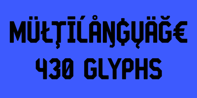Font visual image of STP Display