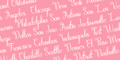 Font visual image of Athernal