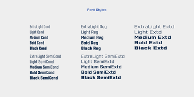 Font visual image of Redzone