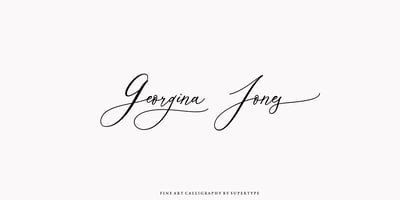 Font visual image of Jositary