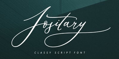 Font visual image of Jositary