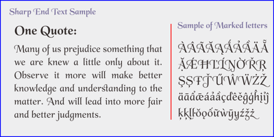 font