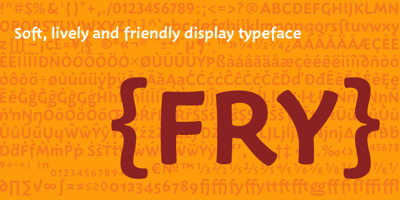Font visual image of Fry&trade;