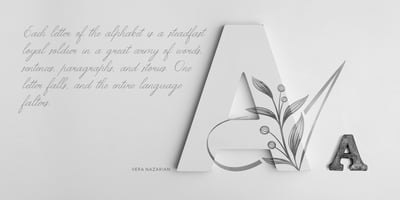 Font visual image of Gentle Whisper