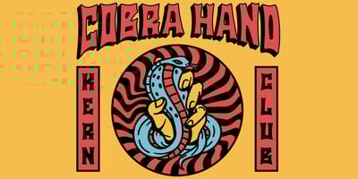 Font visual image of Cobra Hand
