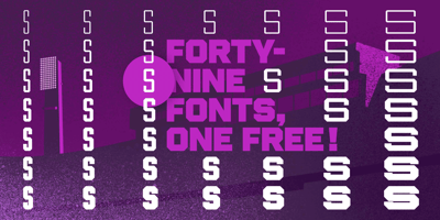 Font visual image of Winner Sans