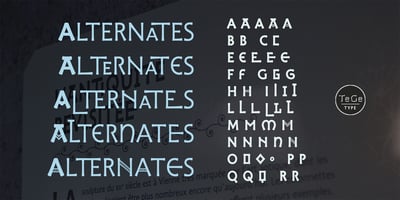 Font visual image of Dilectus