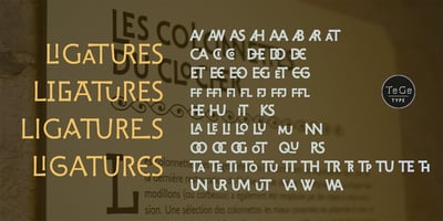 Font visual image of Dilectus