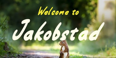 Font visual image of Jakobstad