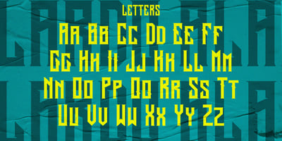 Font visual image of Alardo