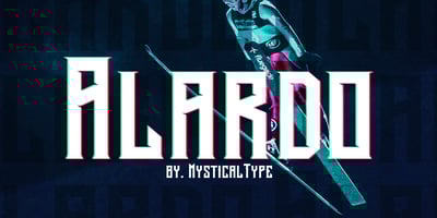 Font visual image of Alardo