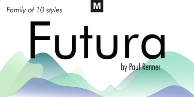 Font visual image of Futura&reg BT