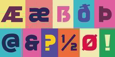Font visual image of High Tide AT