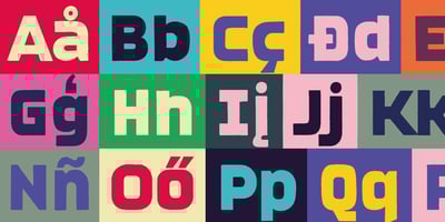 Font visual image of High Tide AT