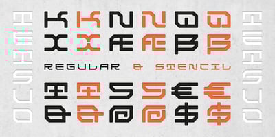 Font visual image of Tetsuo AT