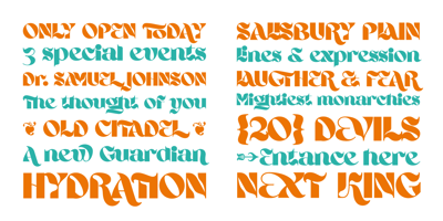 Font visual image of Ahsing